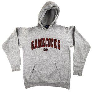 South Carolina Gamecocks Hoodie Mens Medium Gray NCAA Football SEC Sweatshirt